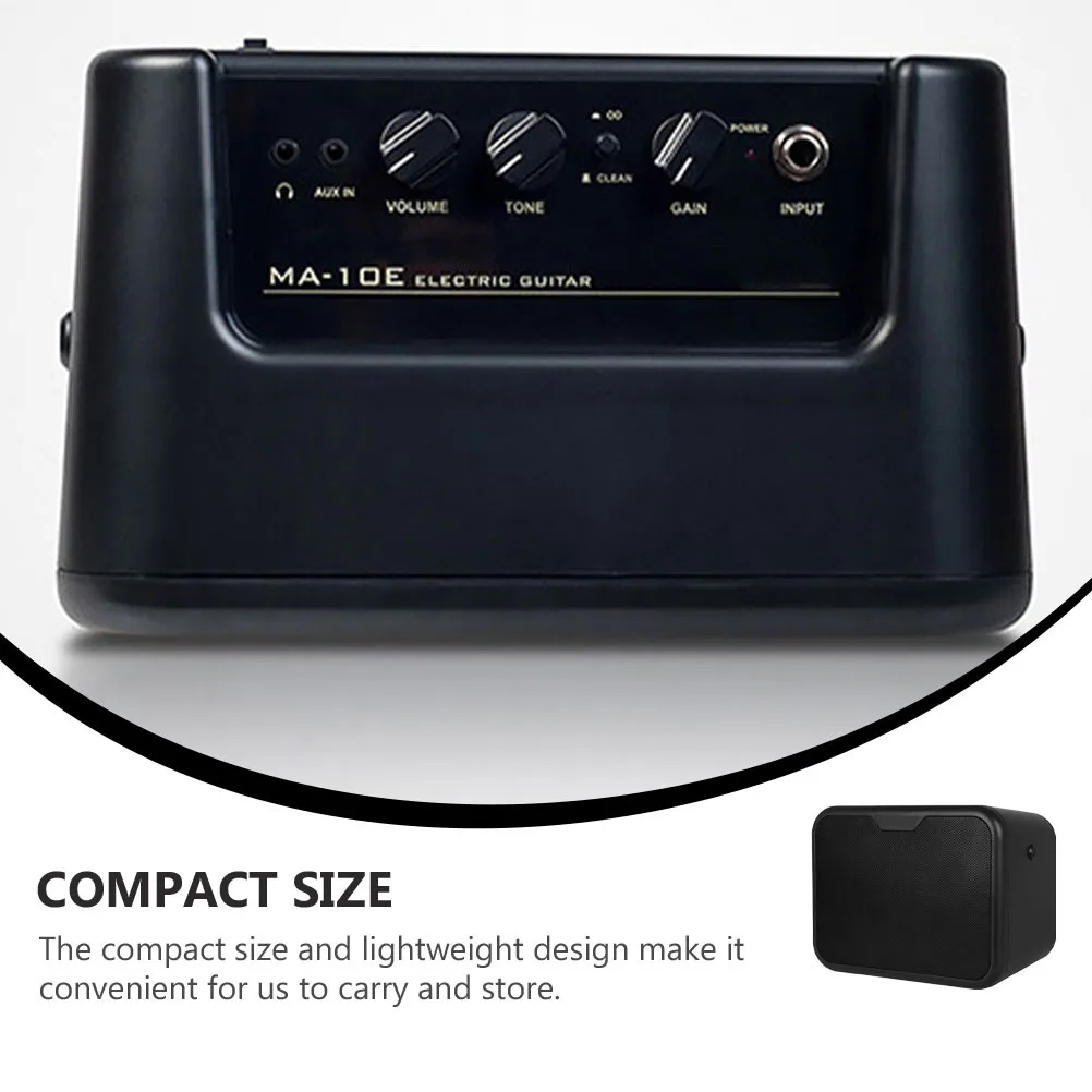 

Portable Bass Guitar Amplifier Compact Lightweight Indoor Practice Electric Guitar Speaker Portable Sound Box For Desktop Floor