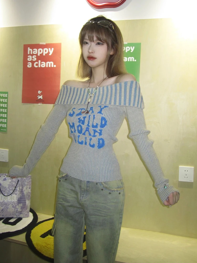 

Sweaters Jumpers Pullovers Women Long Autumn Clothes Korea Ladies Moisture-Wicking Athletic Leopard Outdoors Tops Streetwears BF