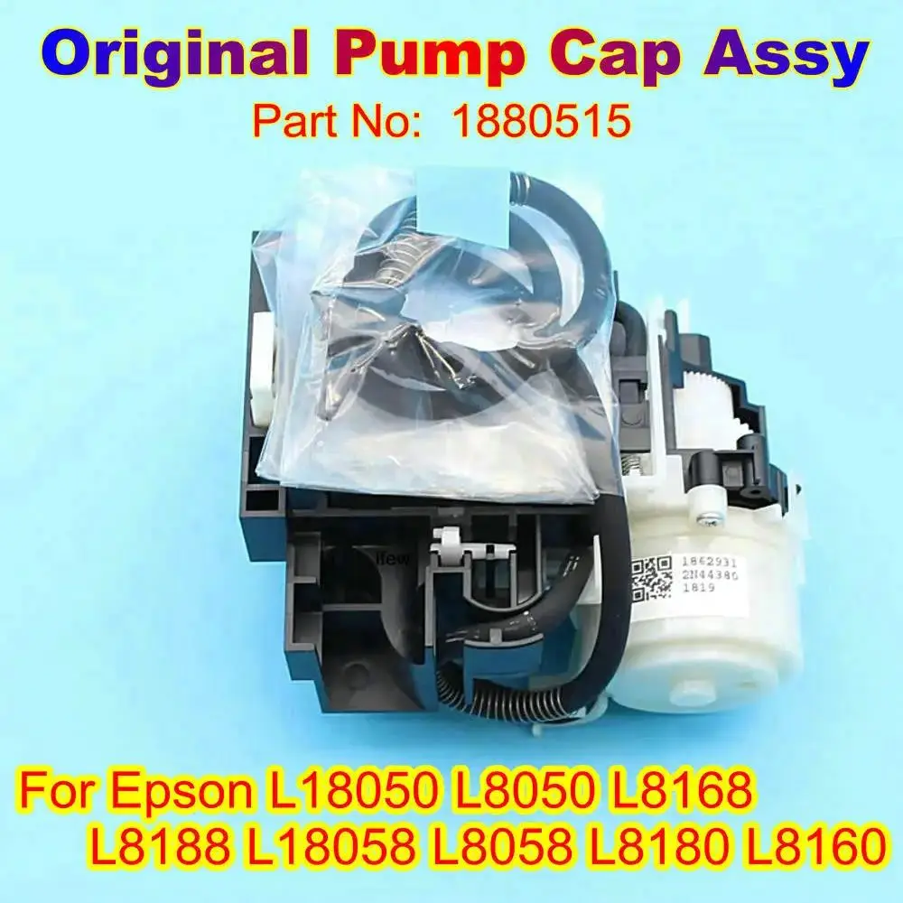 

Original Printer Ink System Pump Assembly Pump Cap Assy For Epson L18050 L8050 L8168 L8188 L18058 L8058 L8180 L8160 Part 1880515