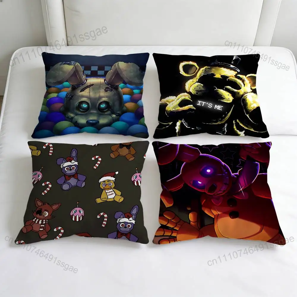 

W-FnafS Game Cool Decorative Square Pillow Cover Modern Cushion Case for Living Room Bedroom