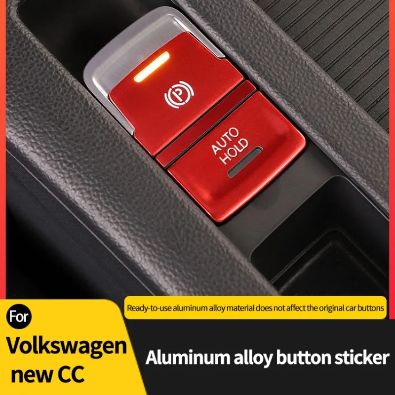 

Декоративная наклейка для разблокировки двери автомобиля, подходит для Volkswagen VW new CC алюминиевый, аксессуары для внутренней кнопки из сплава