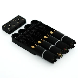 Guyker-Headless Bass Bridge, Fan Single, Lock String, Black, 4 strings, 5 strings, new 12 MAIN BUILTING SALES - №4