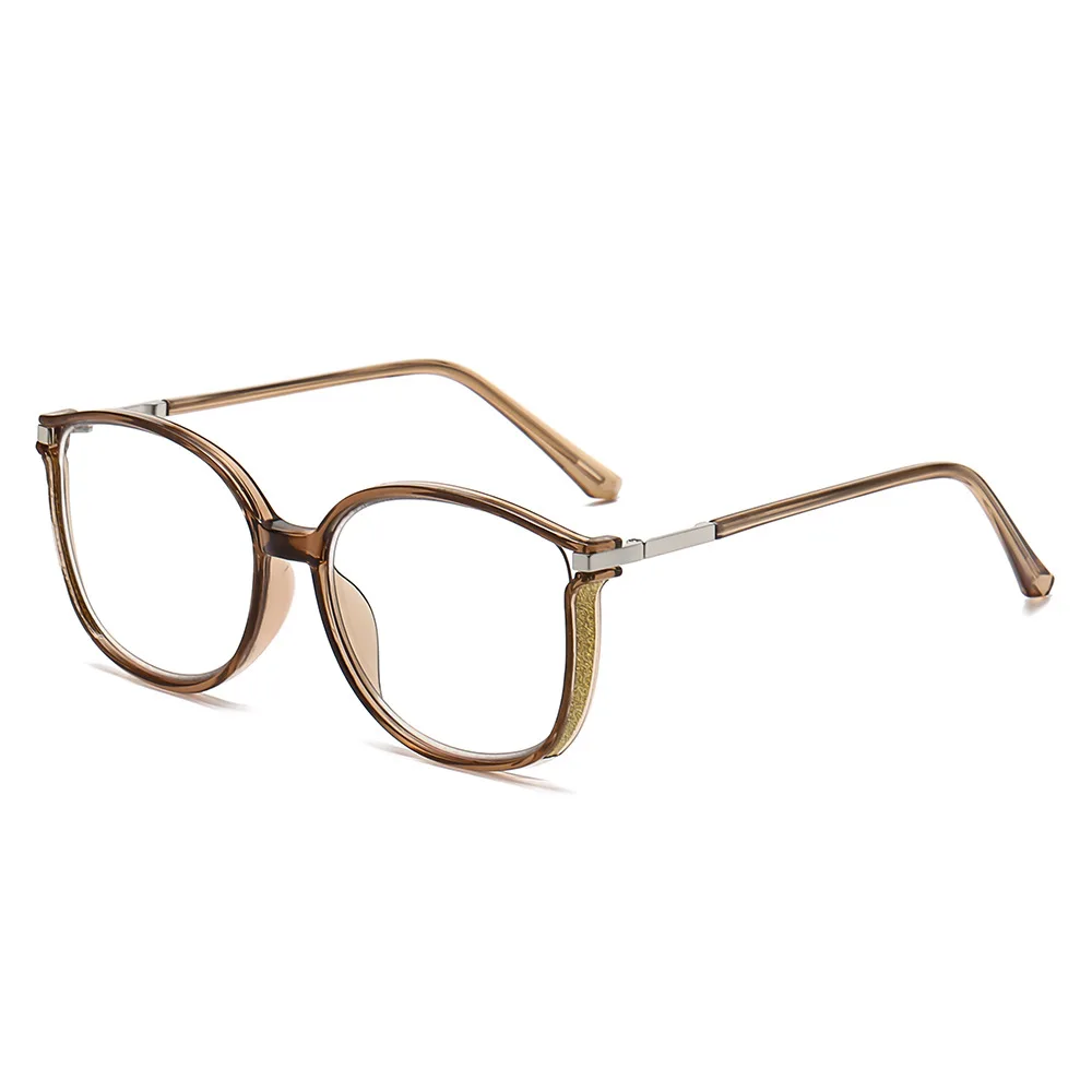 5 farben Neue Modische Lesebrille Anti Blau Licht Presbyopie Brille Männer Frauen Trendy Große Rahmen Presbyopie Brillen – Detail 14