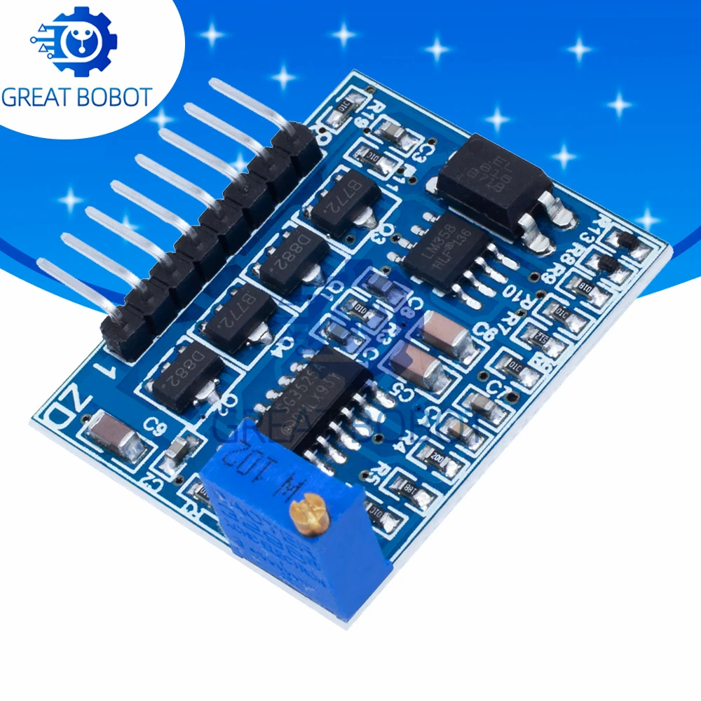 BS SG3525 LM358 Inverter Driver Board 12V-24V Mixer Preamp Drive Module Frequency Adjustable 1A