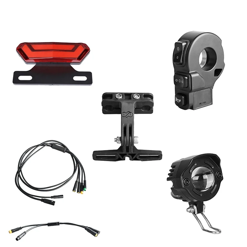 

EBKE Ebike Bafang DIY или средний двигатель G510 G330 BBS 01 02 HD Водонепроницаемый кабель Передний фонарь Задний фонарь Рожок