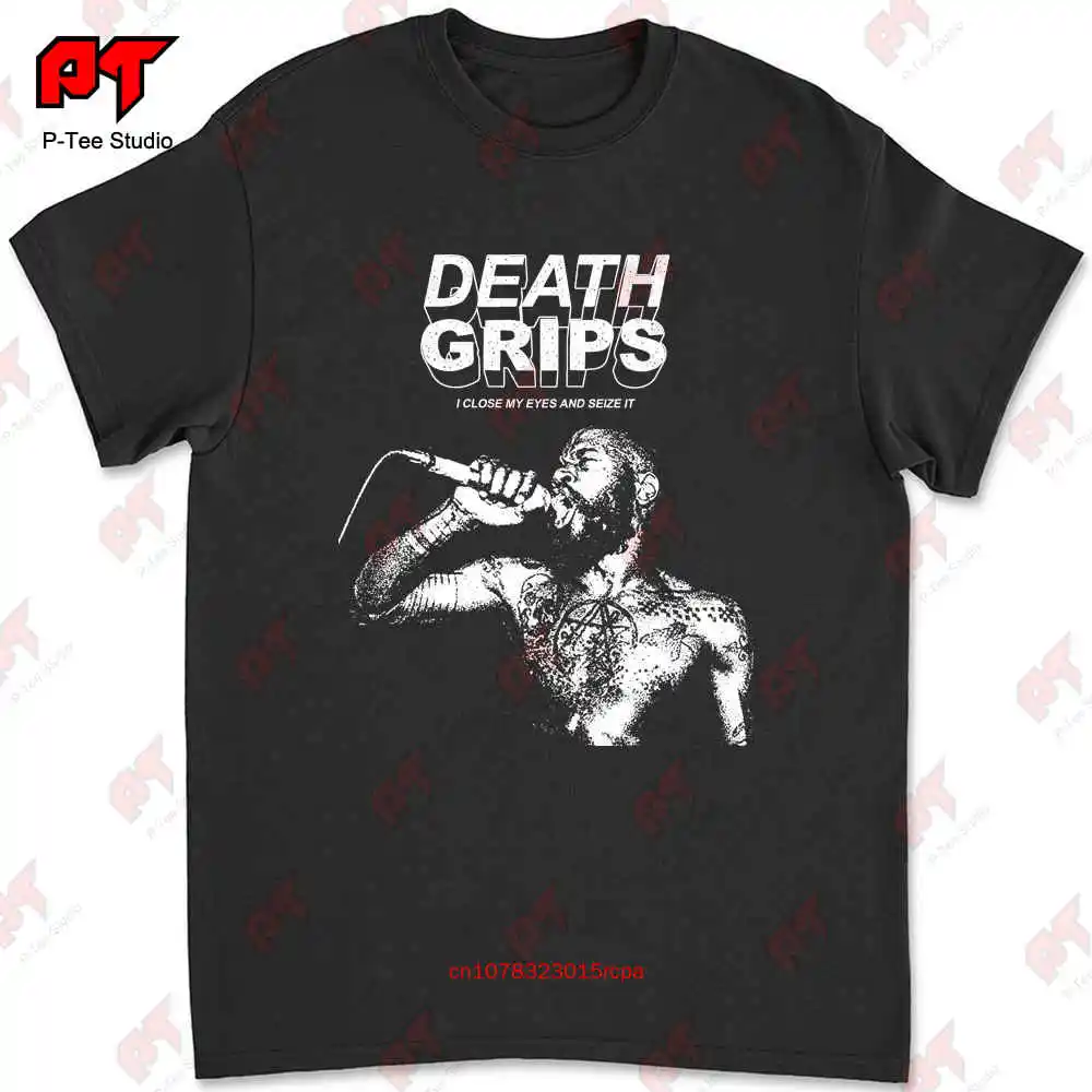 Death Grips I Close My Eyes And Seize It Logo T-shirt 3I65