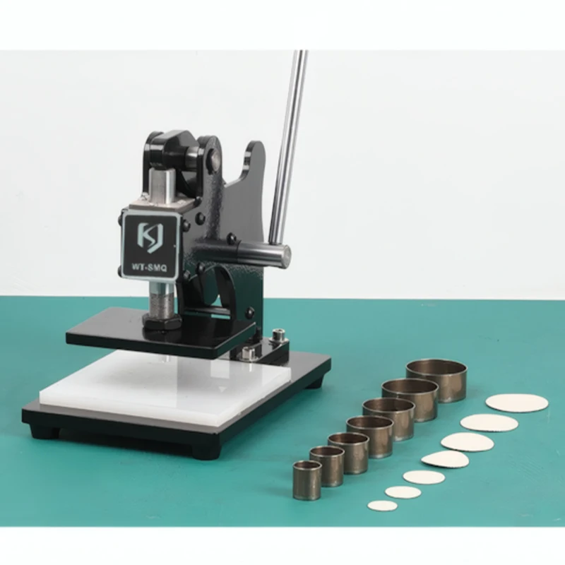 Instrukcja obsługi maszyny do wycinania skóry WT-SMQ, maszyna do wycinania skóry, maszyna do tłoczenia skóry, ręczne narzędzie do wycinania.