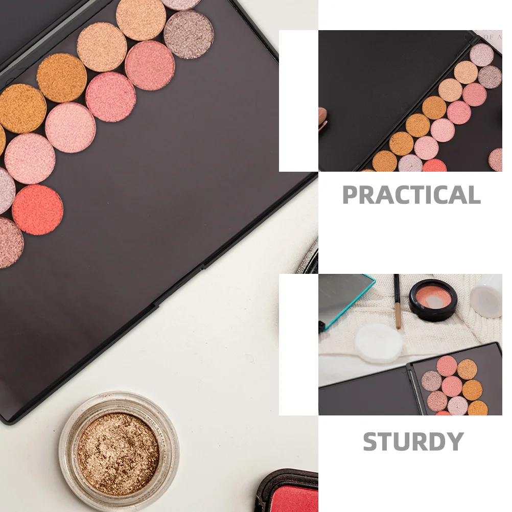 2 Pcs Eyeshadow Palette Empty Magnetic Makeup Pan Palettes Tray Holder Portable