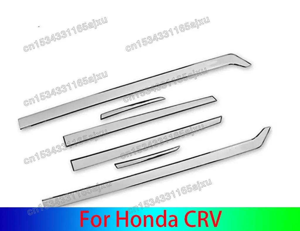 

Car Stylilng for Honda CRV 2017-2018 6pcs Chrome Stainless Steel Car Body Side Door Moulding Cover Trim Car styling