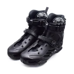Skates boot Kids Adult Inline Skates Patines Upper Boots Removable Inner Boot Sock Sleeve Buckle Roller white blue gold 35-46