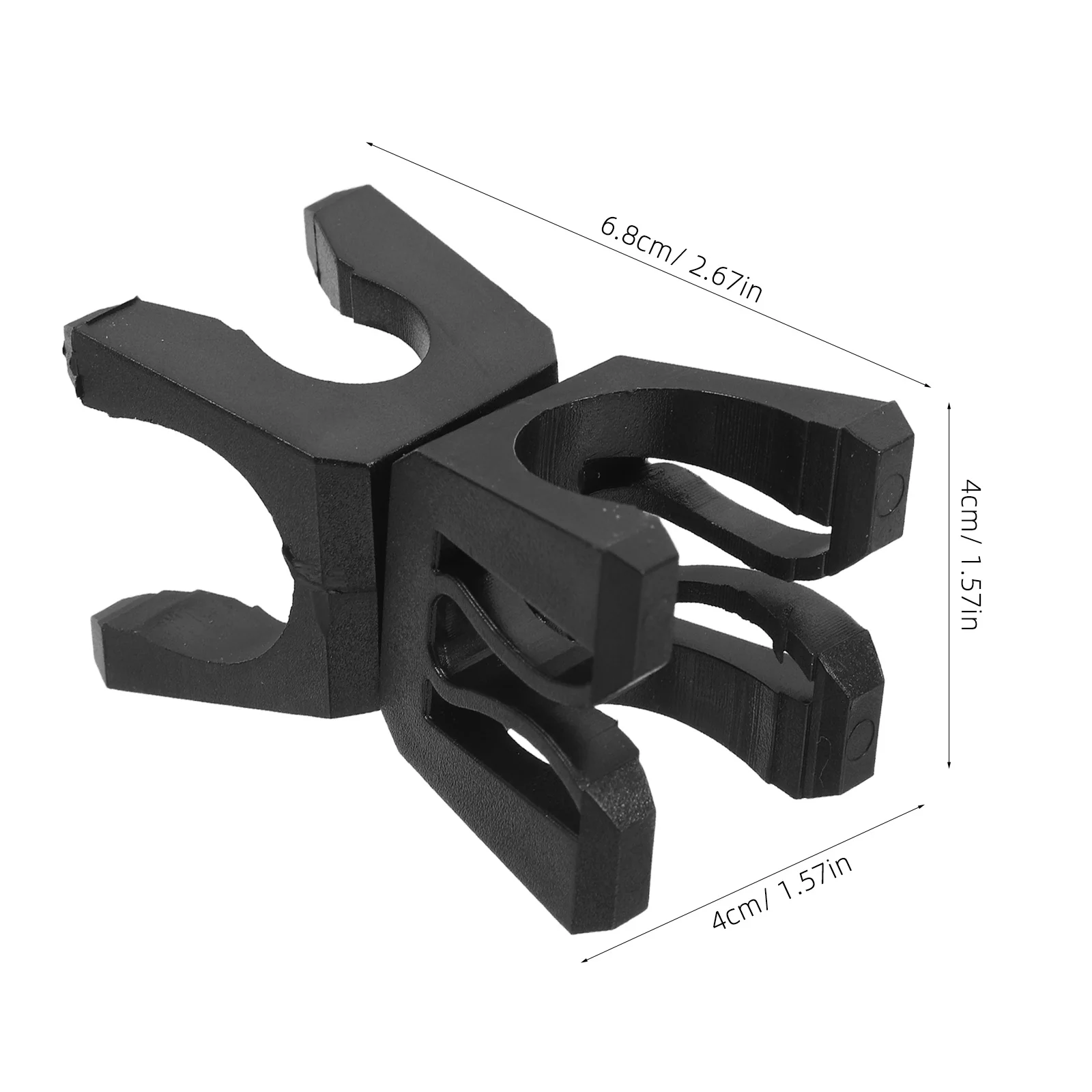 6 قطع من مشابك علم الزاوية المتينة ABS اتصال القطب الآمن لمعدات تدريب كرة القدم المحمولة خفيفة الوزن متوافقة مع #5