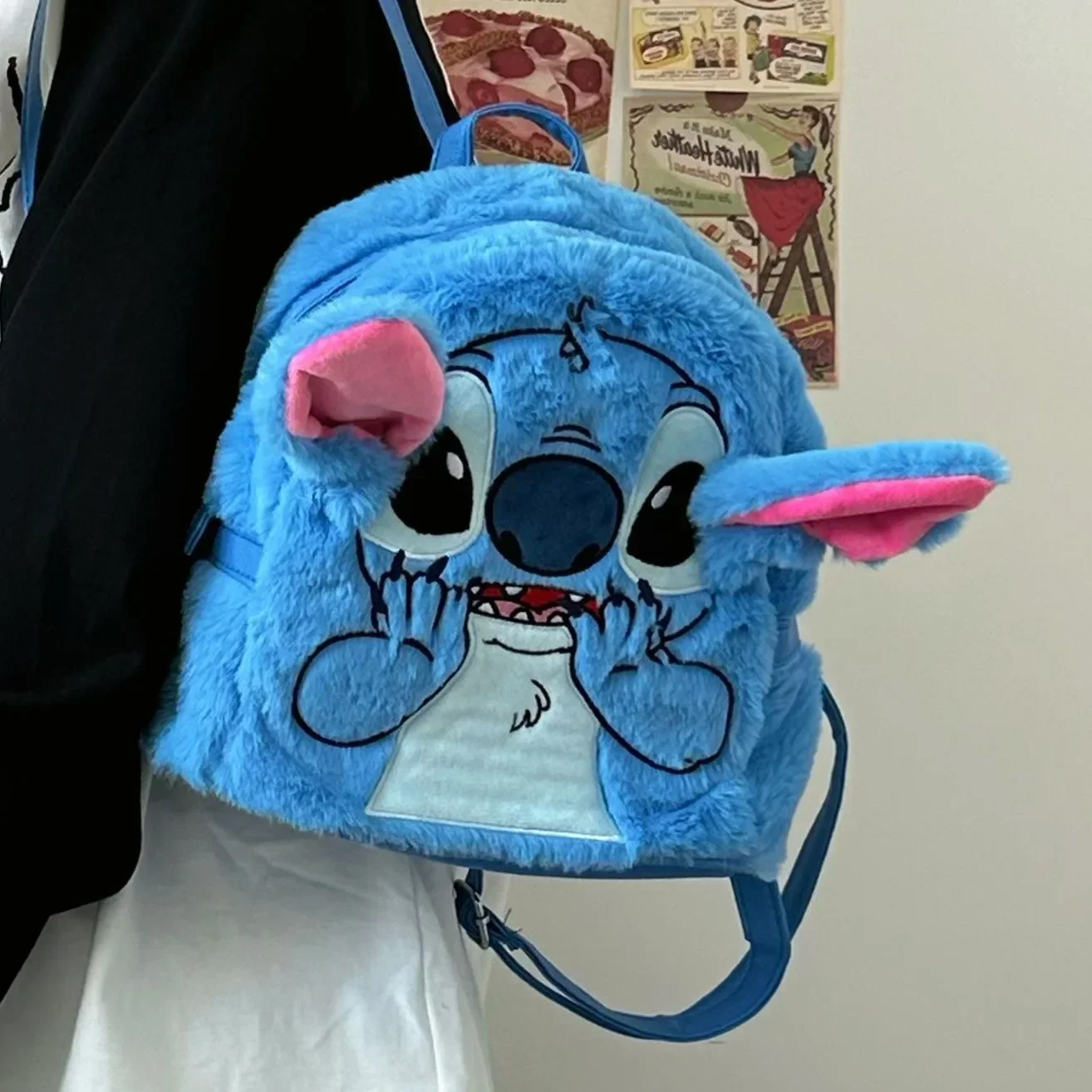 cartoon Stitch New Kids Backpack Mini Schoolbag Girls and Boys Cute Shoulder Bag