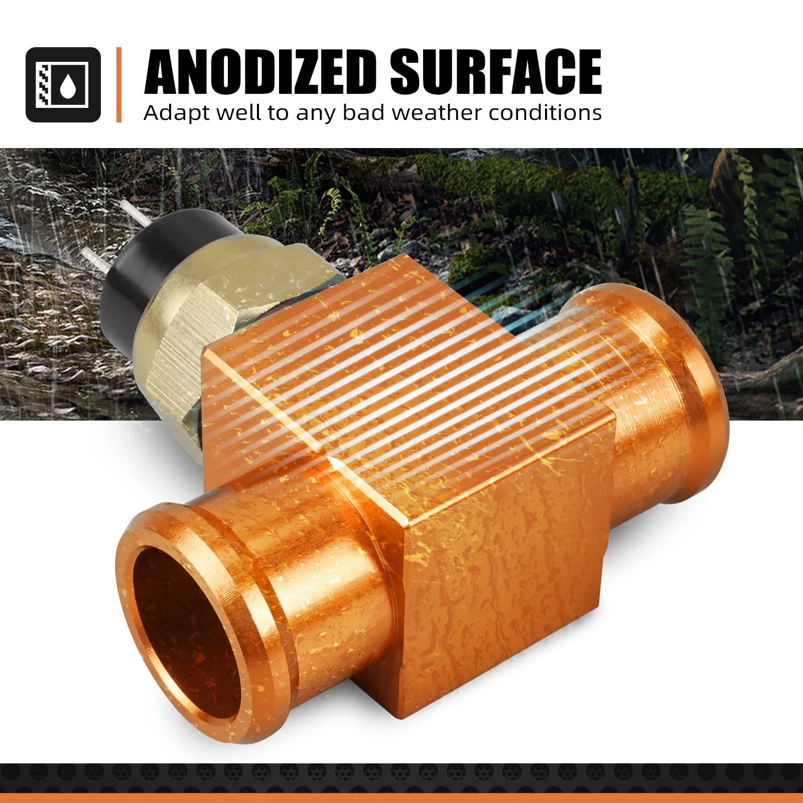 For Yamaha YZ125 YZ250 WR250 YZ250F M14x1.5 Radiator Fan Temperature Switch 125 150 155R 175 230 250 350 450 YZ YZF WR DT XT TTR view 6