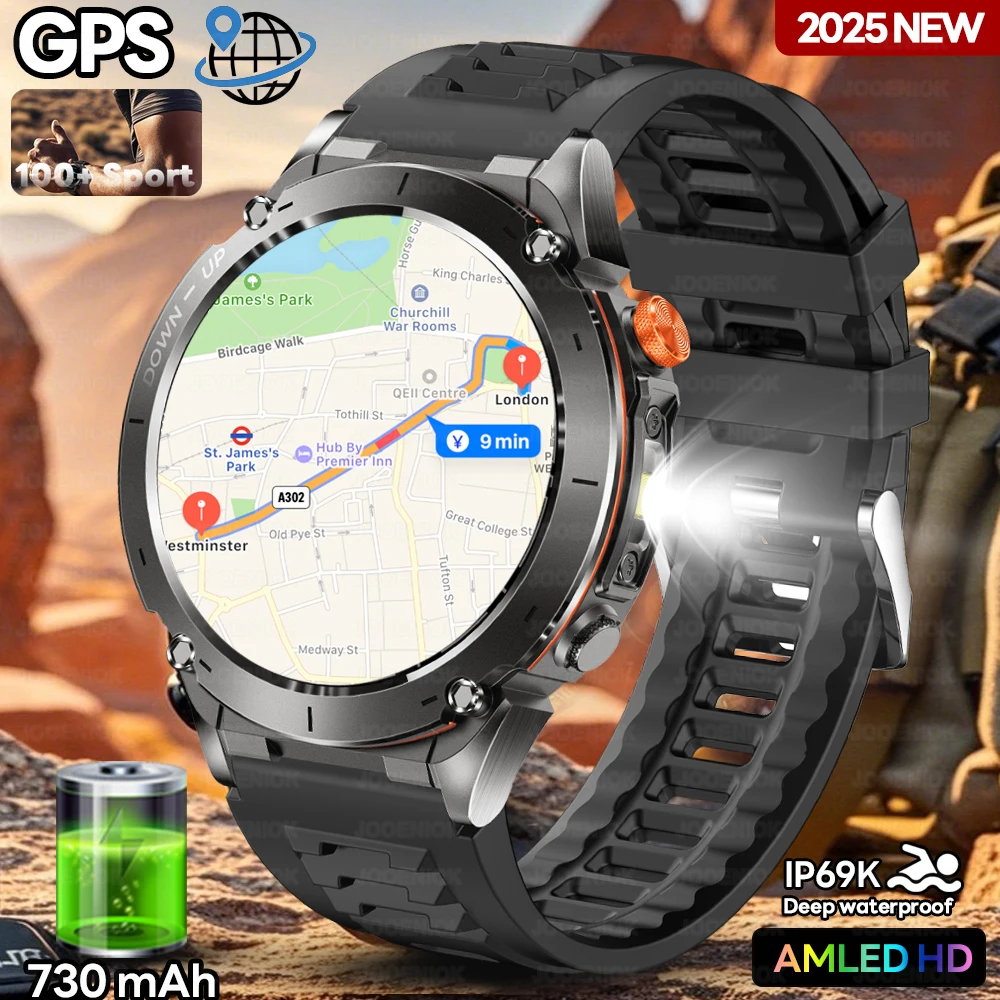 

Встроенные GPS-смарт-часы для мужчин, 1,43 дюйма, 466*466, HD-экран, 3 атм, водонепроницаемые часы для плавания, 730 мАч, BT-смарт-часы для звонков для Xiaomi