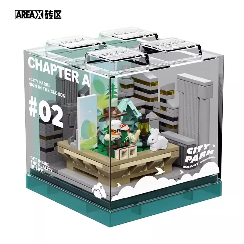 Sembo blocks-caja de inspiración de AREA-X, serie AX0080-AX0083, submarca