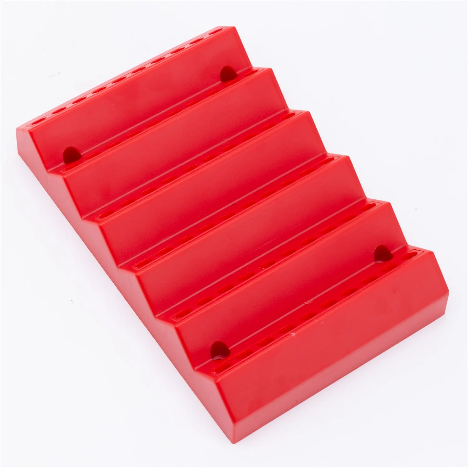 Hex Bit Holder Rack Hole Bit Storage 1/4 Inch Hex Screwdriver Organizer 1/4 In Hex Holder