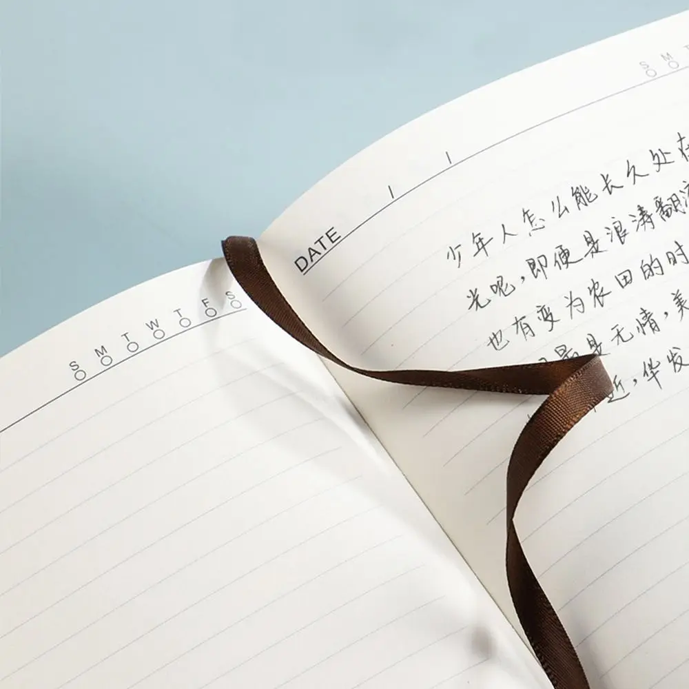 간단한 저널 노트 PU 가죽 솔리드 컬러 사무실 기록 도서 부드러운 커버 탄성 스트랩 쓰기 노트 사무 용품