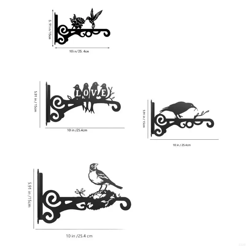 Perchas gancho planta metal para cestas planta colgantes aire libre interiores Linternas jardín Decoración
