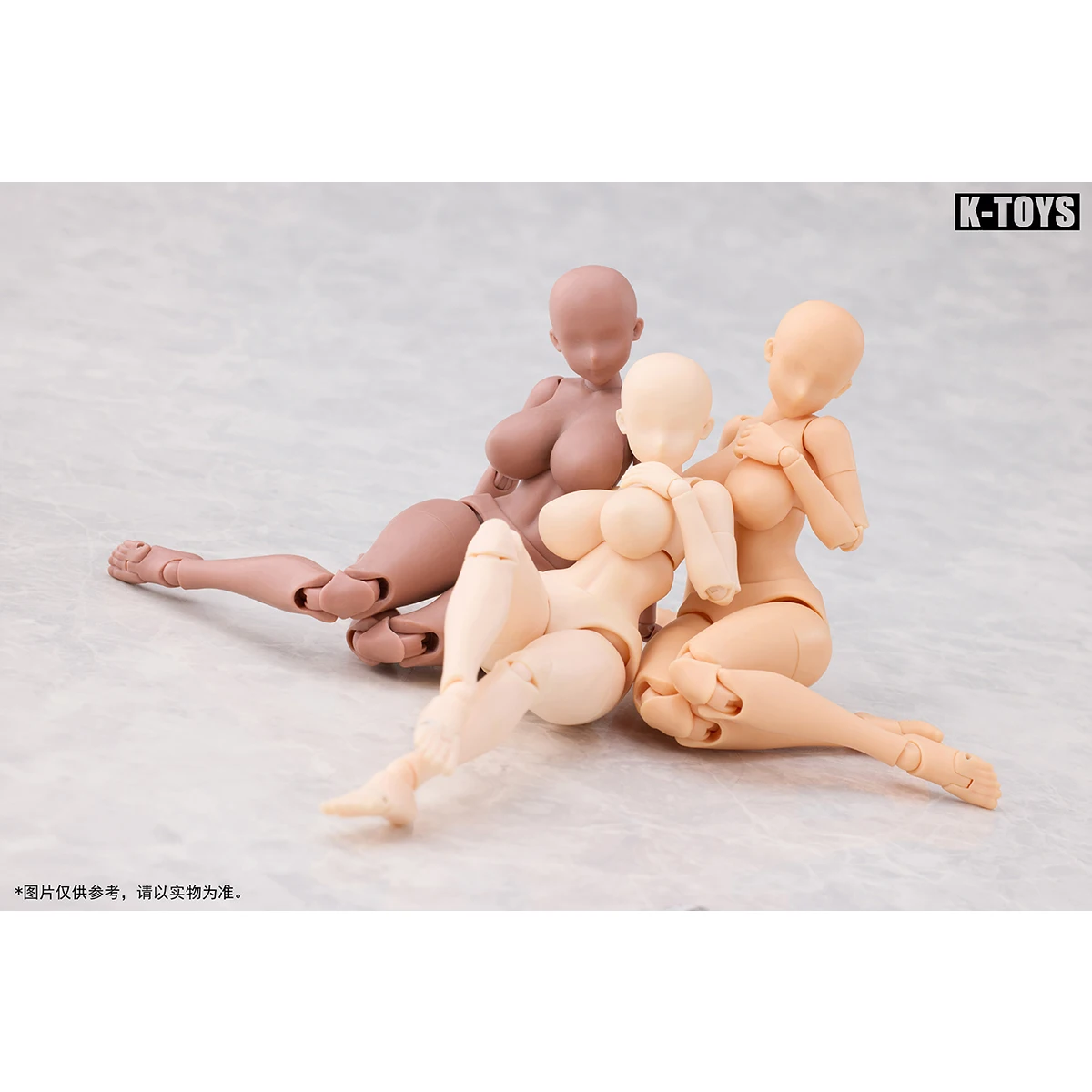 

HIPLAY K-Toys Articulated joints Female Anime Type Large Bust 1/12 Scale Action Figure Body