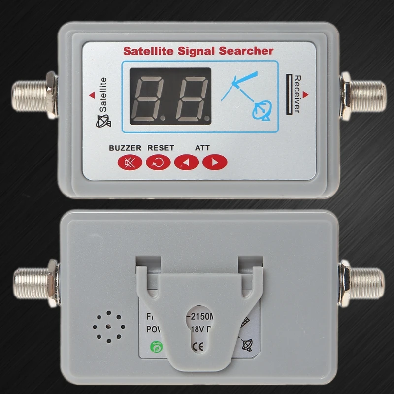 Cyfrowa antena telewizyjna Wyszukiwarka sygnału satelitarnego Miernik Wyszukiwarka Wyświetlacz LCD SF-95DL