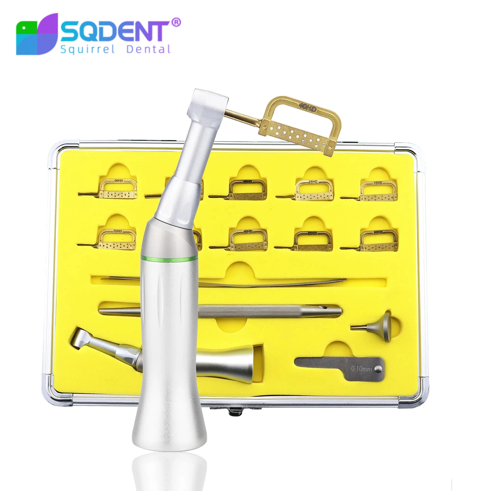 Dental Orthodontic 4:1 Reciprocating IPR Contra Angle Handpiece Interproximal Stripping Enamel Reduction System with Measuring G