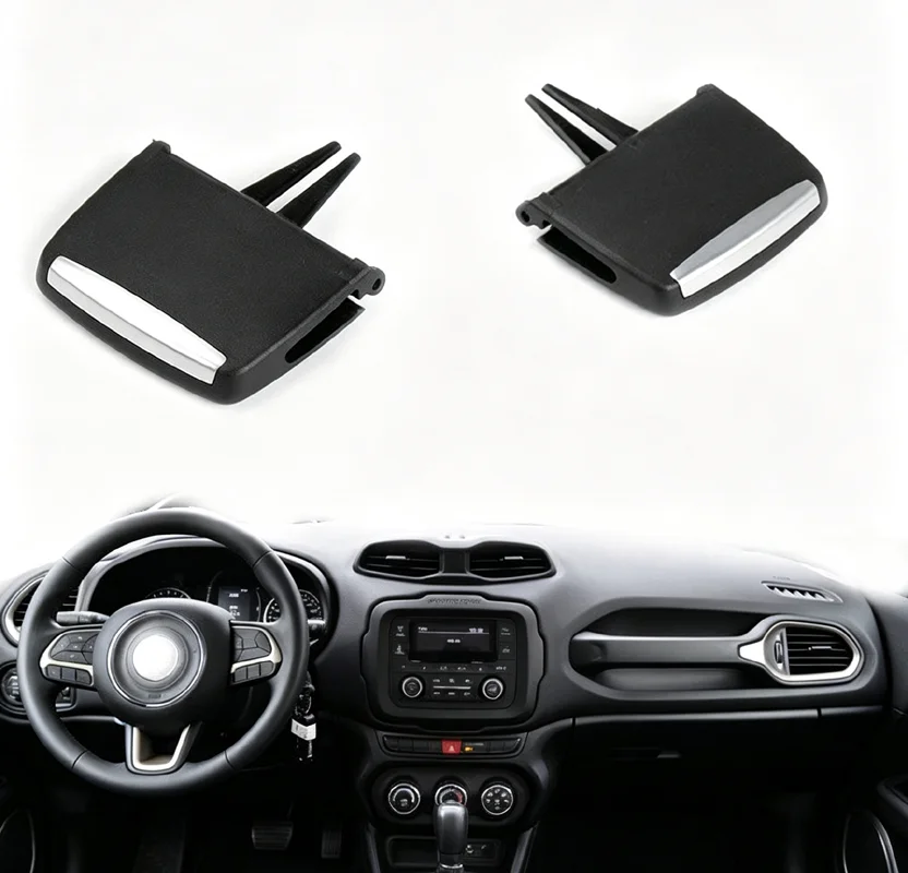 Air Vent Adjust Slider Tab Clip For Jeep Renegade Air Conditioner Outlet Wind Direction Control Paddle Replacement Parts