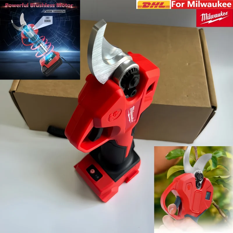 Milwaukee Battery PIN 25mm Bezkartáčové elektrické zahradnické nůžky Akumulátorové elektrické zahradní nůžky Elektrické nářadí na ovocné stromy - náhled 3