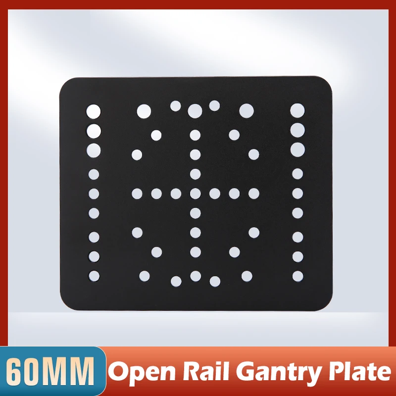 3D printer parts CNC V-vopenbuild Open track Longmen Board Rail Gantry Plate 60mm Aluminium alloy