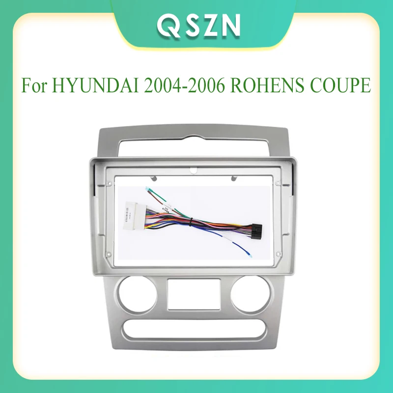 

2 Din Car Radio Fascia Fascias Panel Frame CD DVD Dash Audio Interior for HYUNDAI 2004-2006 ROHENS COUPE