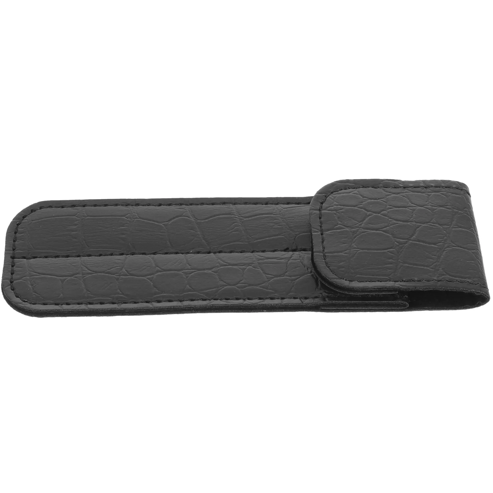 Estojo de suporte para pinça de cílios PU com fecho magnético para ferramentas de enxerto de cílios Bolsa de armazenamento compacta para viagens e uso diário