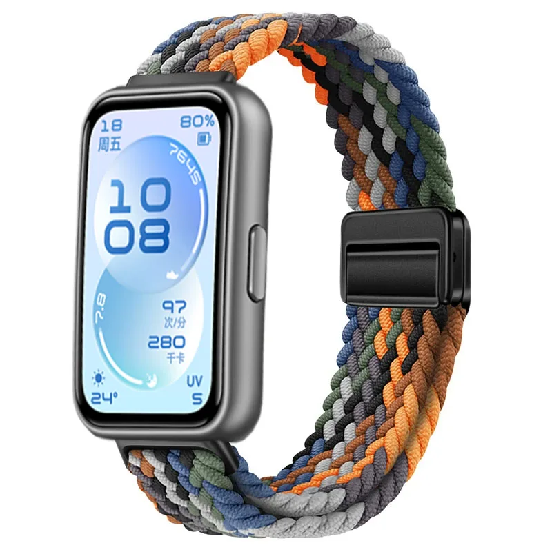 Offizielles geflochtenes Nylon-Schlaufenarmband für Huawei Band 11/11 Pro, Armband mit magnetischer Schnalle für Huawei Band 8/9/10/11/11 Pro – Detail 23