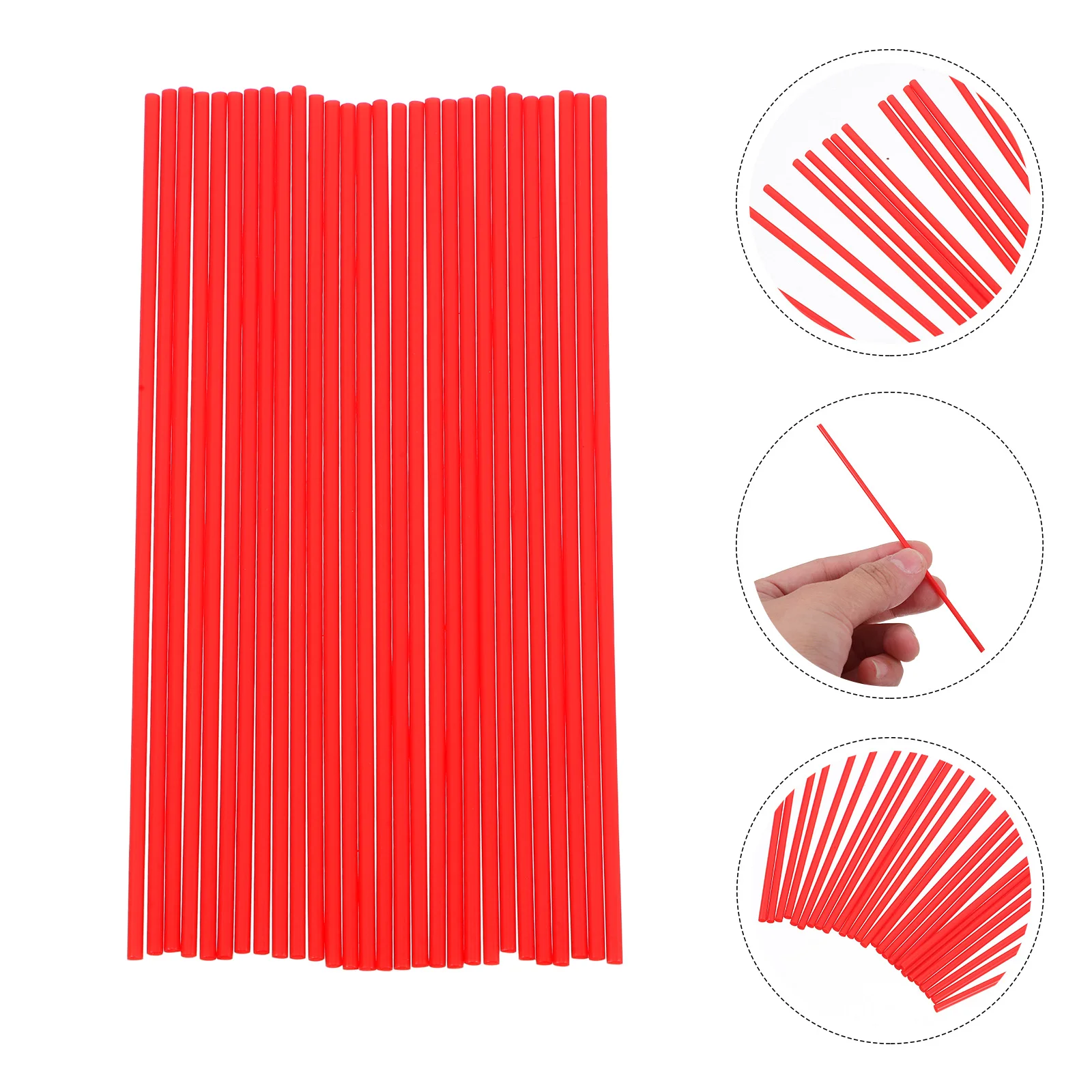 

100 Pcs Rust Remover Nozzle Replacement Spray Can Straws Sprayer Reflective Bulk Plastic