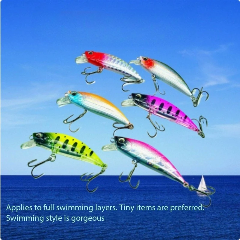 

Sinking Mini Minnow Lures Set 5g Micro Hard Baits For Bass White Bass Bluegill Freshwater Saltwater Universal Fishing Lures