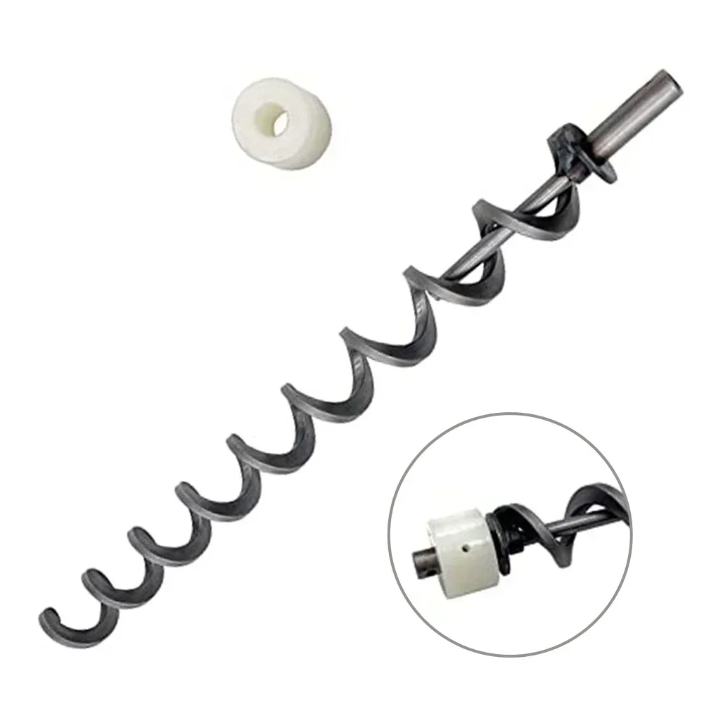 Enhanced Feeding Efficiency With 39cm Auger Shaft Screw And Nylon Brushing Set Compatible With For Traeger Pellet Grills