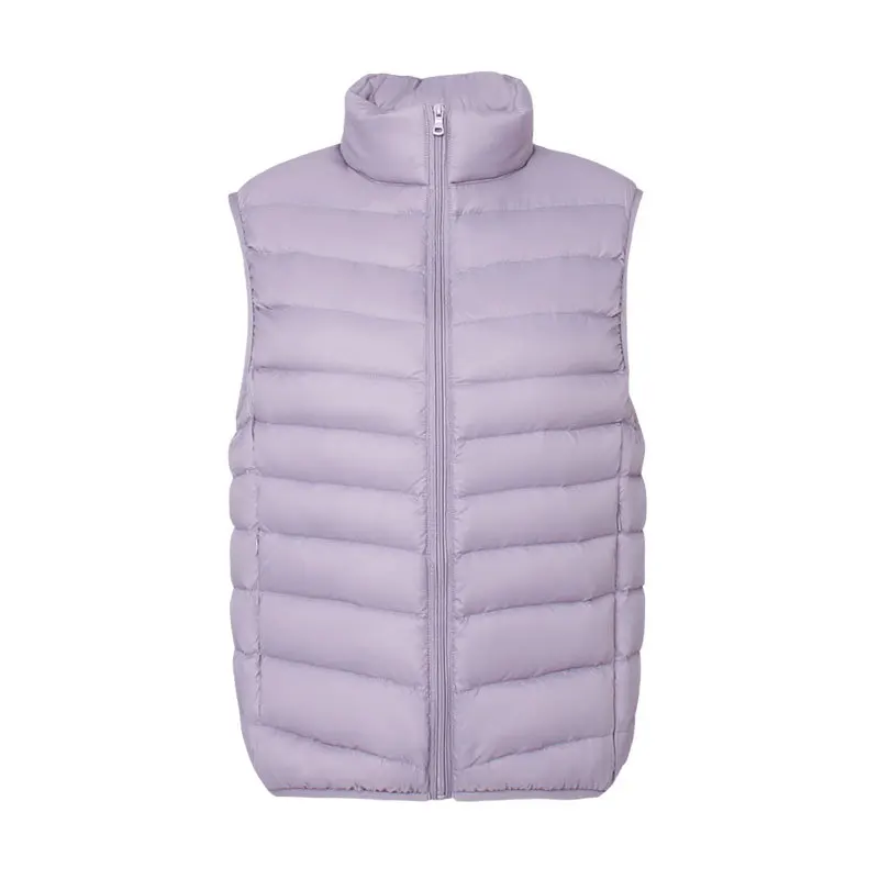 Winter Women 90% White Duck Down Vest Ultra Light Vest Jacket Autumn Winter Sleeveless Coat Waistcoat