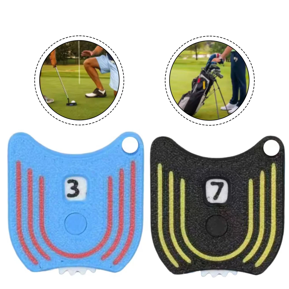 

Easy To Use Golf Counter Mechanical Scoring Golf Accessories Black Blue Scoring Device Elegant Appearance During Golf Matches