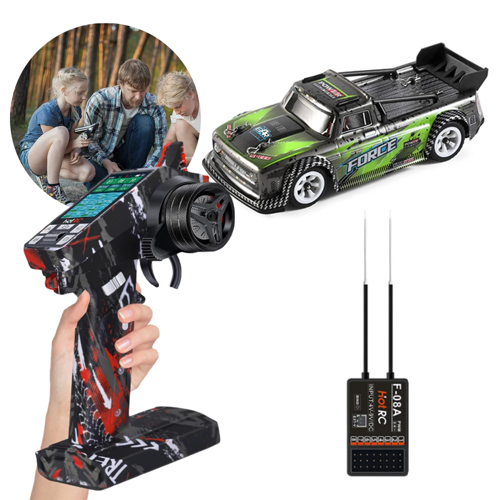 

8-Channel RC Transmitter and Receiver with Screen 2.4G Car and Ship Model Remote Control RC Remote Controller for Climbing Drift