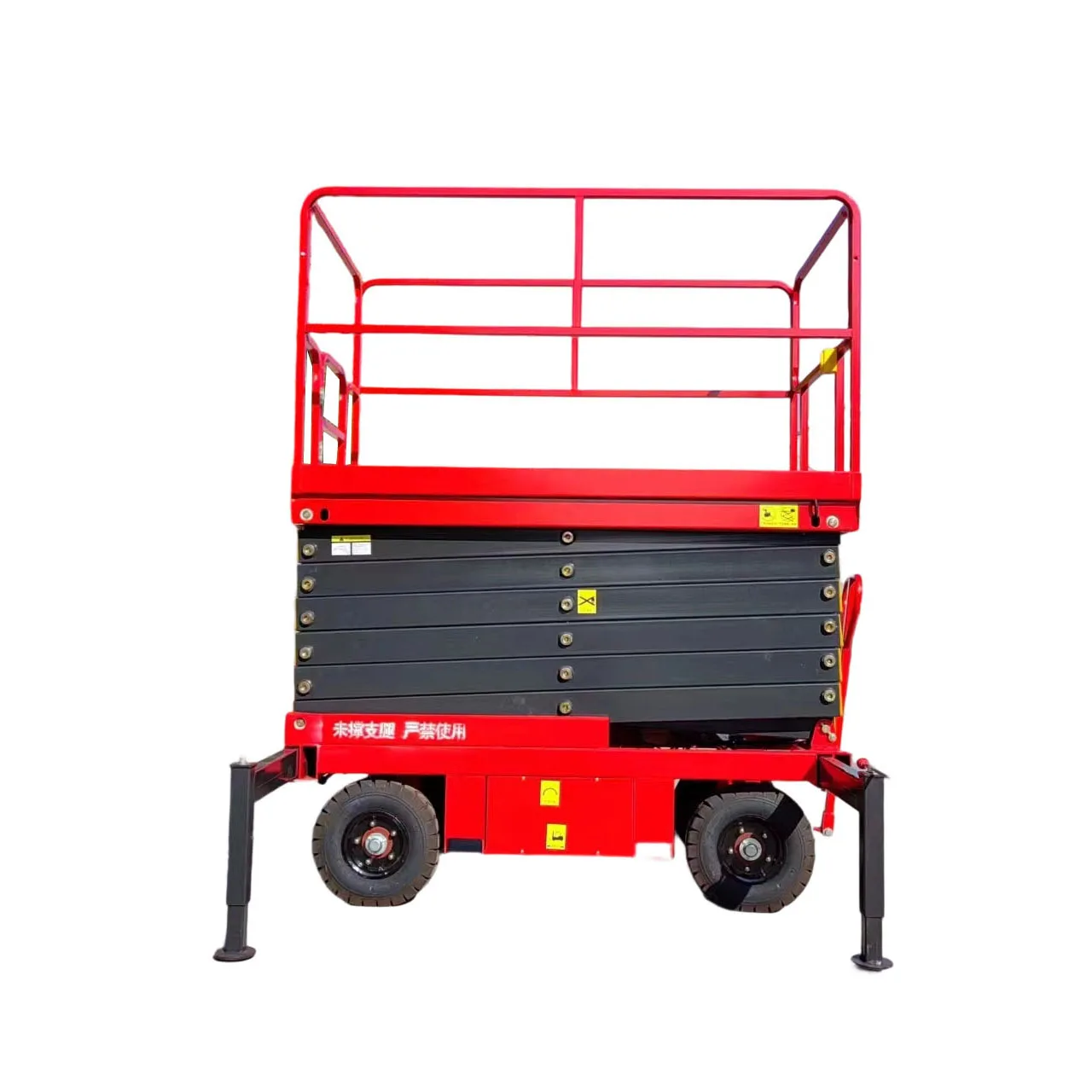 

20 Meter Scissor Lift Hydraulic Folding Attic Ladders Electrical Platform AC Motor Battery 500kg for Use Restaurants Retail