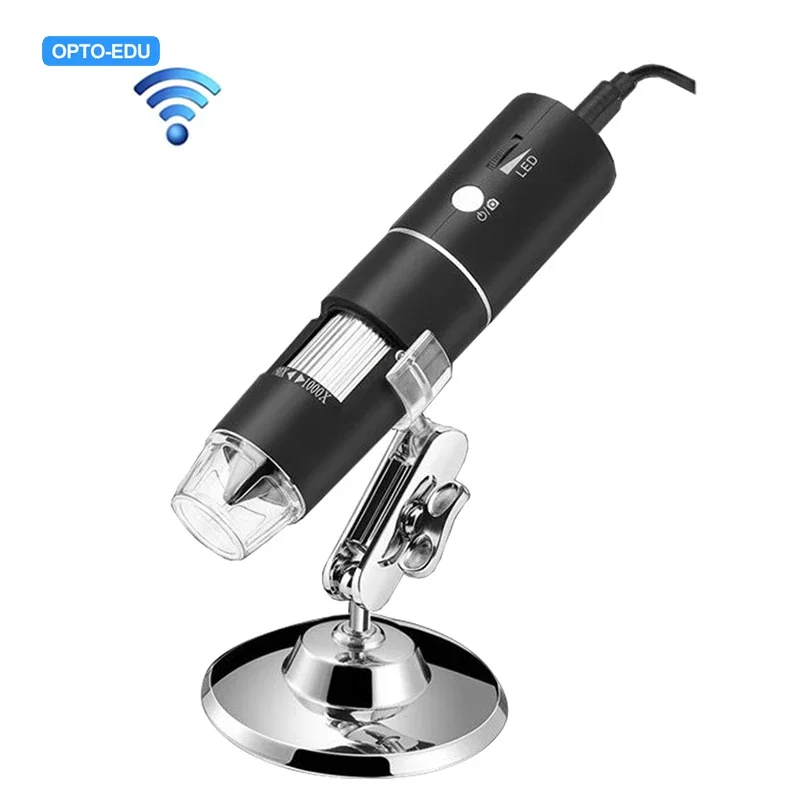 OPTO-EDU A34.4199 50-1000X 2.0M Portable WIFI USB Pocket Wireless Digital  Microscope