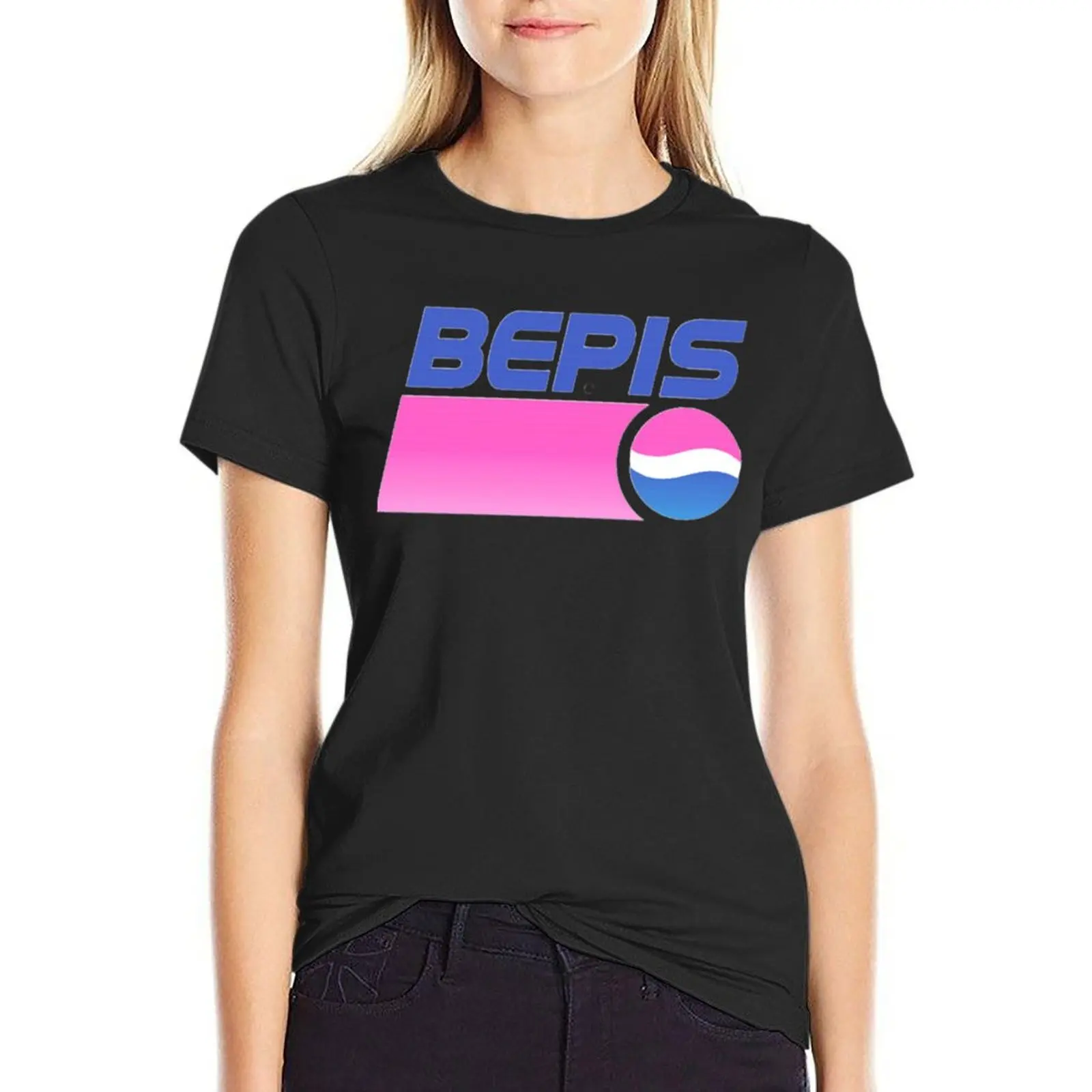 

Bepis Cola T-Shirt sports fans Aesthetic clothing animal prinfor animal print shirt for girls oversized workout shirts for Women