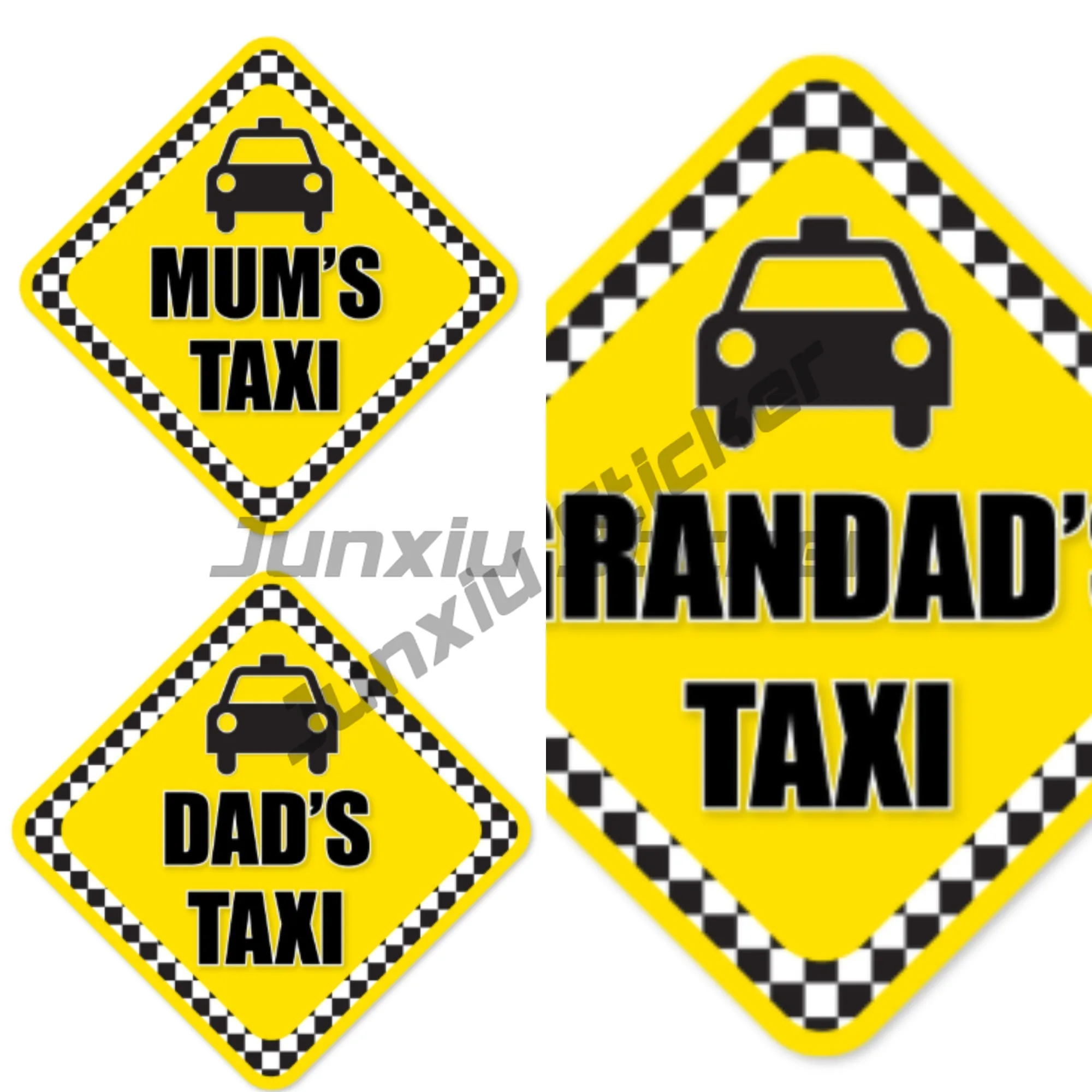 

Taxi Sticker Funny Novelty Car Vinyl SelfAdhesive