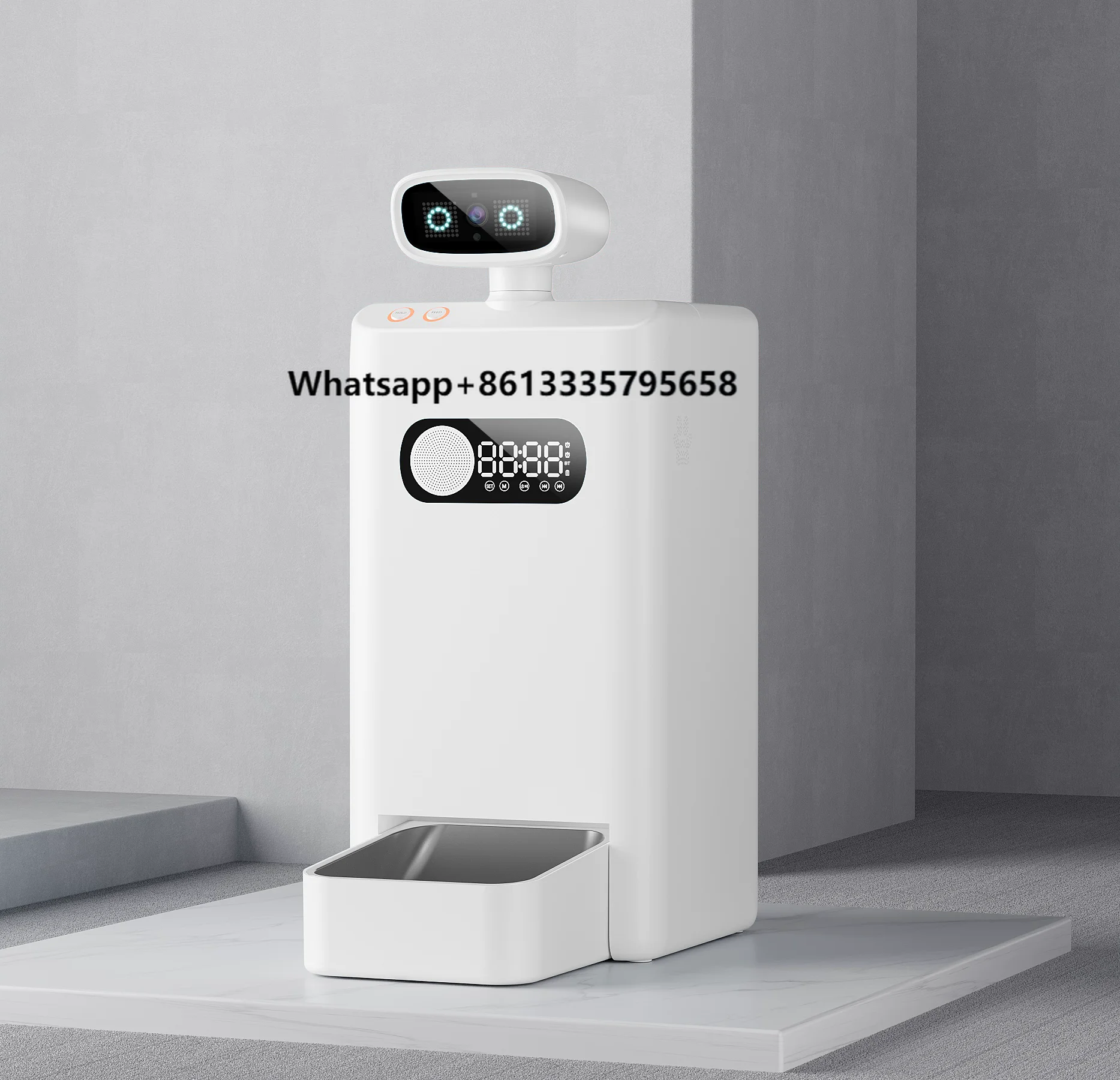 

Intelligent pet feeder panoramic high-definition automatically tracks cat and dog food dispenser