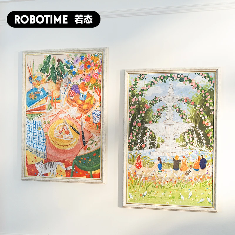 Robotime rolife-大人向けのジグソーパズル,7つのスタイリッシュなデザイン,高品質の素材,家の装飾,リラクゼーション,1000個