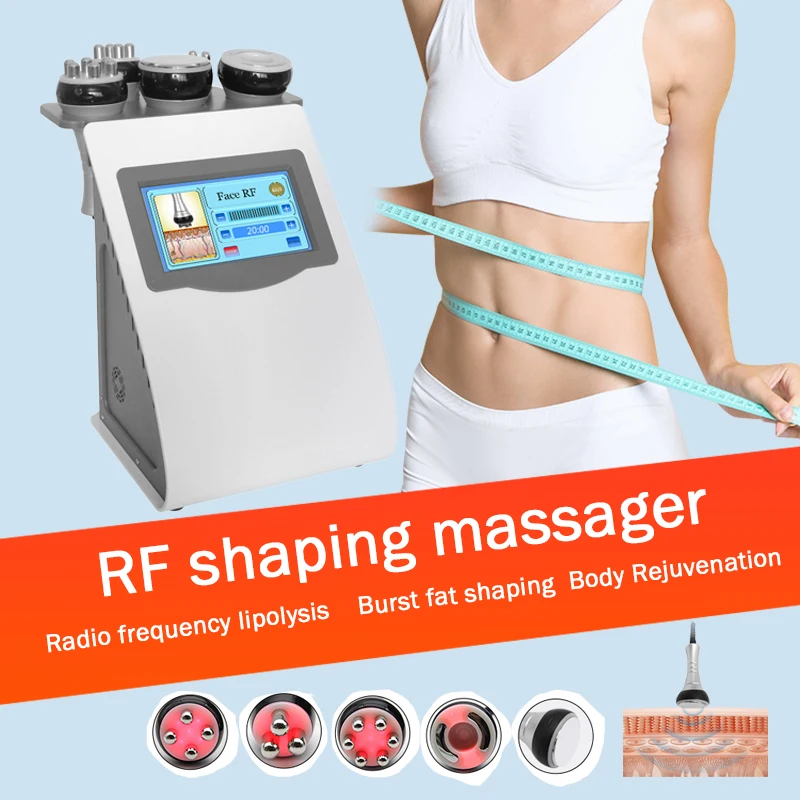 

Body Facial Radiofrequency Vacuum Liposuction 40k ultrasonic Cavitation Machine 5 in1 Slimming Beauty Lifting Firm Skin Massager