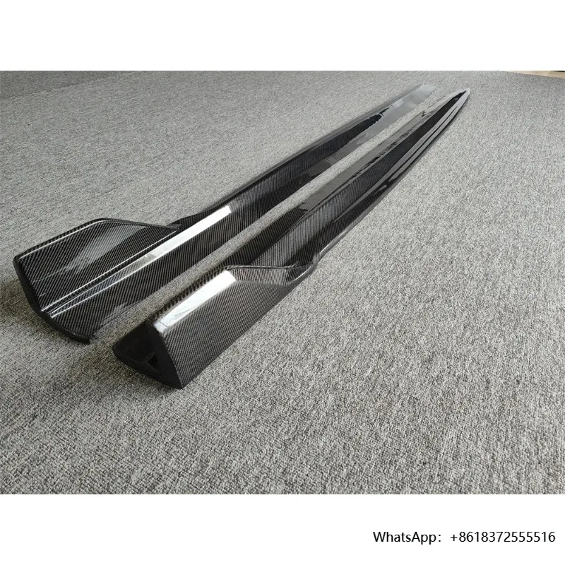 

X High Quality Carbon Fiber LD Style Car Side Covers 100% Fitted For X5M F95 Body Kit Side Skirts New Condition
