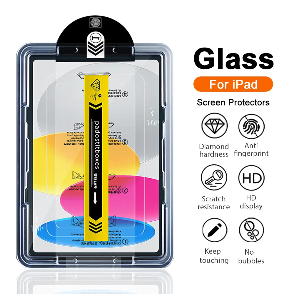 

Tempered Glass Screen Protector For iPad 10th Generation A16 2025 M3 Pro 13 11 M4 12.9 Air 5 4 3 2 Mini 6 7th 9th 8th 10.2 10.5