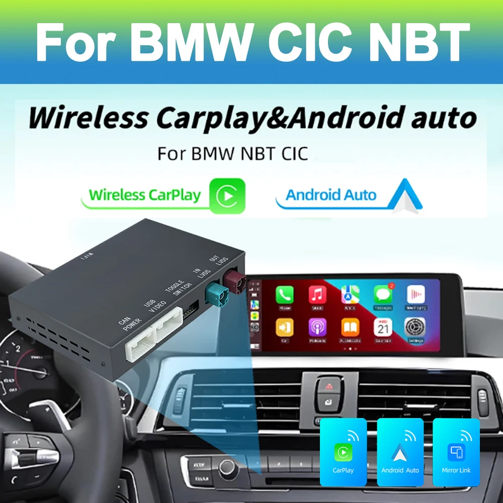 Upgrade Your BMW NBT CIC System with Wireless CarPlay for Only 7.11
