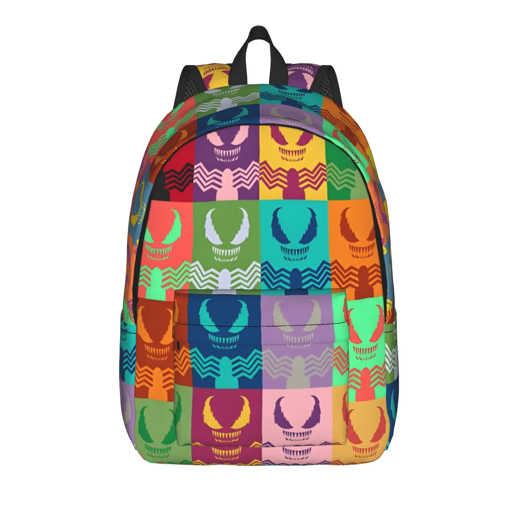 

Back to school season Venom Warhol Bookbag Marvel High School Students Super Quality Backpack