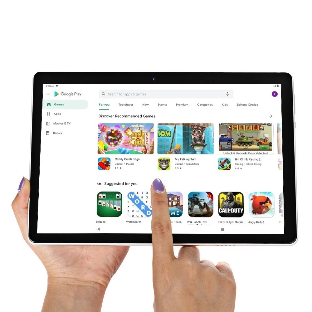 2025 nuevo Android Pad tabletas de 10,1 pulgadas Octa Core 4GB RAM 64GB ROM Google Play tarjetas SIM duales Wifi llamada telefónica tableta Pc 5000mAh