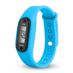 Wrap Cuff Smart Watch Smart Watch Counter Digital Fitness Pedometer Run Step Watch Silica Gel Bracelets Run Step Watch